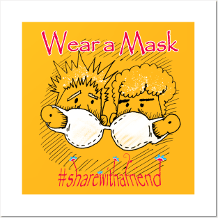 Wear a Mask Posters and Art